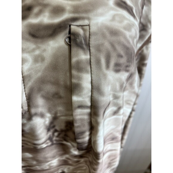 Aquawear Camo Long Sleeve Fishing/Outdoor short. 1/4 Zip Front W/ Pocket.Sz Lg. - Picture 11 of 12